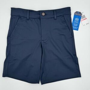 Nautica Size 10 Boys School Uniform Performance Shorts Navy NWT